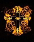 pic for cross in flames